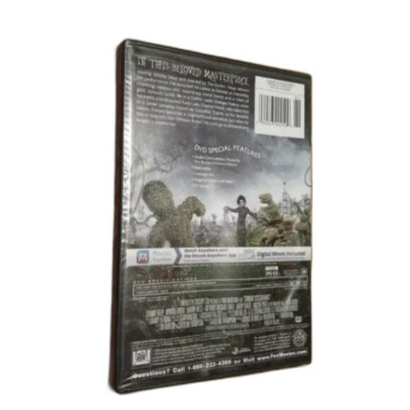 New Edward Scissorhands DVD Johnny Depp Winona Ryder romantic comedy TE6 - Picture 2 of 2